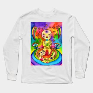 Reiki Moon Long Sleeve T-Shirt